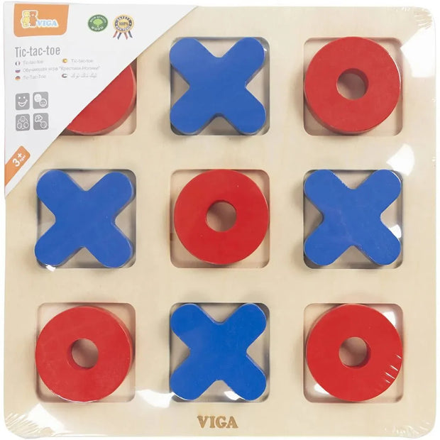Tic Tac Toe Wooden Game