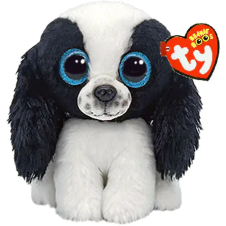 Beanie Boo Reg Sissy Black & White Dog