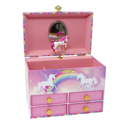 Unicorn Rainbow Musical Jewellery Box