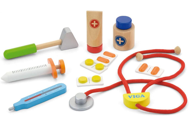 Medical Doctors Kit Wooden 7pce