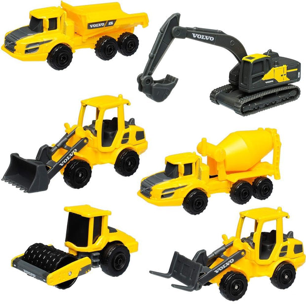 Volvo Mini Work Machines 5 pack asst