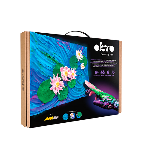 Sensory Art Creative Canvas Set- Water lilies