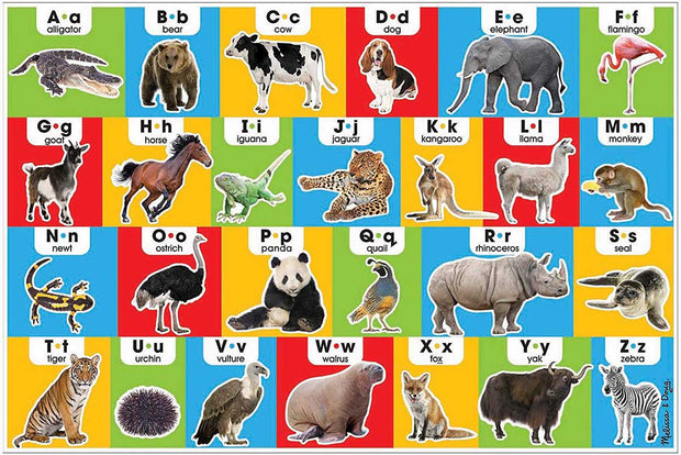 Animal Alphabet Floor Puzzle 24pc