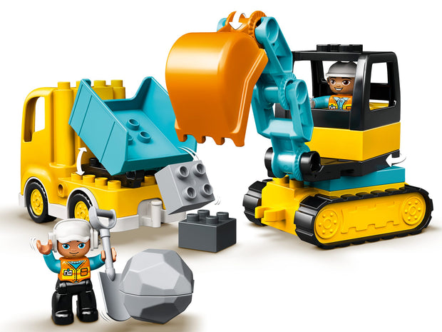 Duplo Truck And Tracked  Excavator 10931