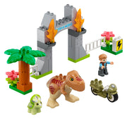 Duplo T rex and Triceratops Dinosaur Breakout