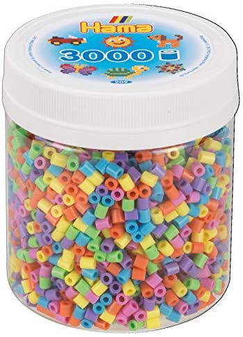 Hama 3000 Bead Tub Pastel