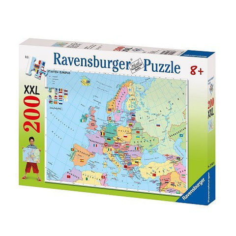 200pce Map Of Europe Puzzle
