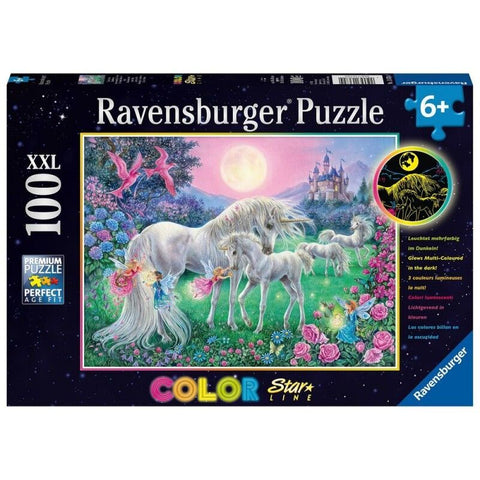 100pce Unicorns in the moonlight Glow in the dark