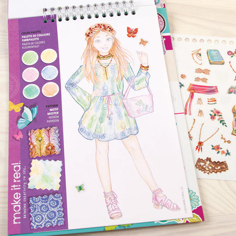 Fashion Design Sketchbook-Blooming Creativity