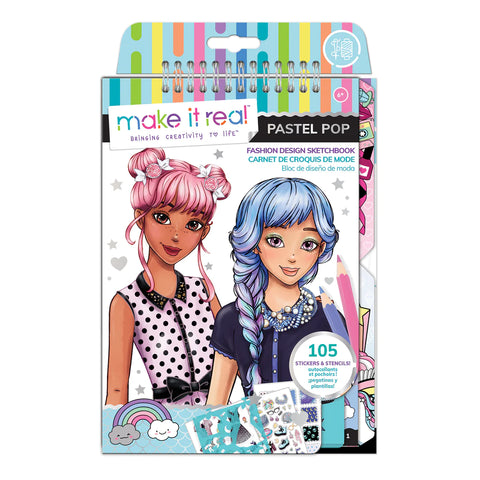 Fashion Design Sketchbook-Pastel Pop