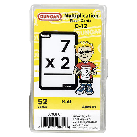 Multiplication Flash Cards