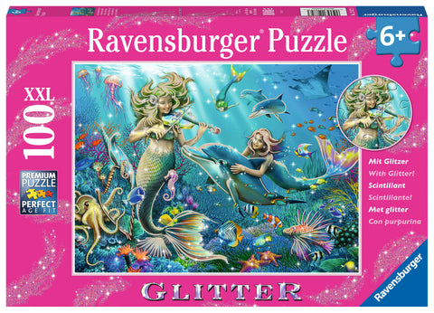 100pce Underwater Beauties GLITTER puzzle