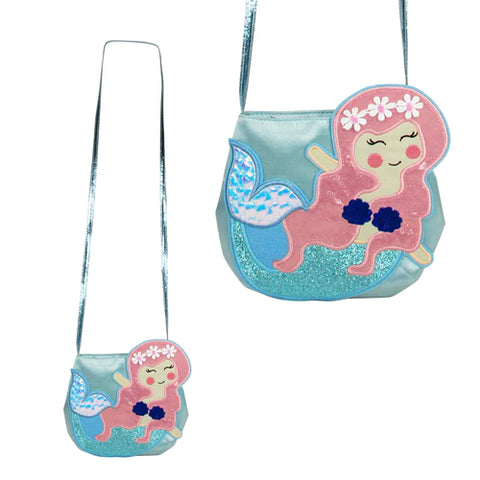 Mermaid Wishes Shoulder Bag - Blue