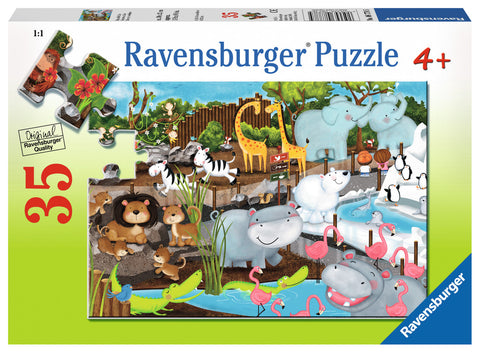 35Pce Day at the Zoo Puzzle
