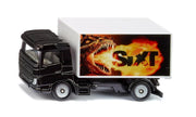 Black truck with SIXT body graphic