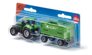 Deutz Tractor with 4 wheeler trailor