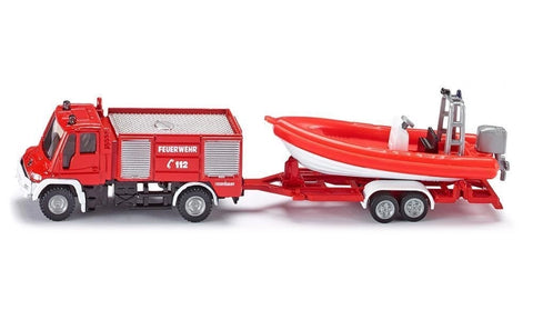 Fire Engine With Boat