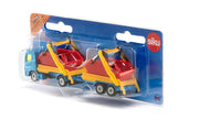 Truck with 2 x Skips and trailor