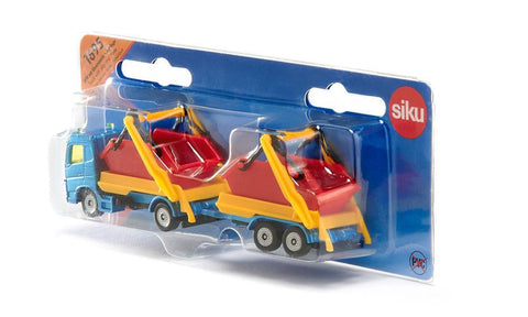 Truck with 2 x Skips and trailor