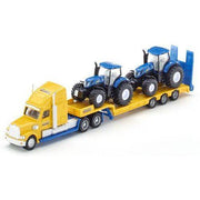 Truck with 2 New Holland Tractors 1805