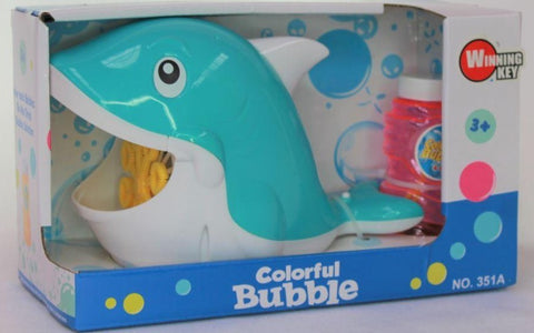 Colourful Bubble Blowing Shark