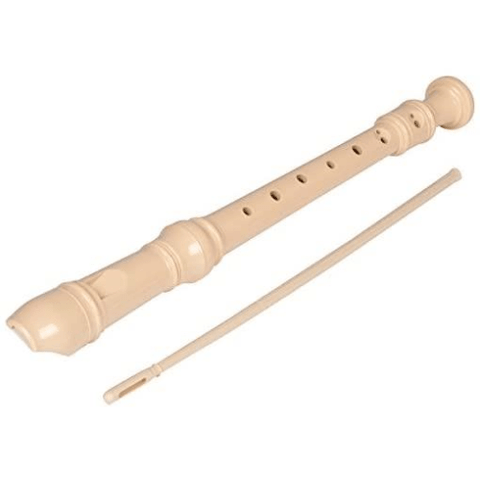 Recorder in  Polybag -Cream