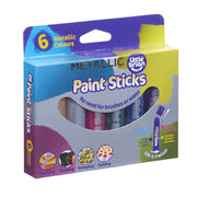 Little Brian Paint Sticks - Metallic 6 pack
