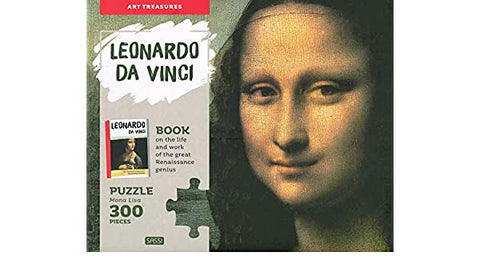 300 Piece Leonardo Da Vinci Puzzle and Book