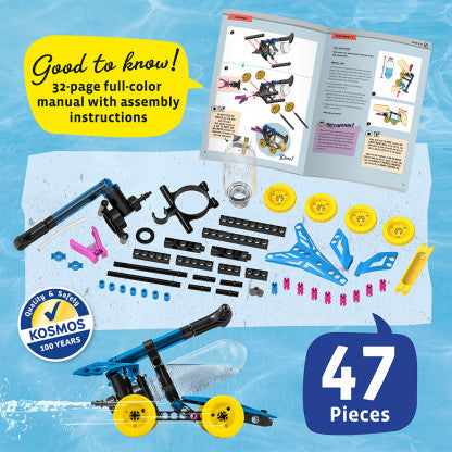 Water Power rocket propelled vehicle STEM set