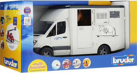 Bruder Mercedes Benz Sprinter Horse Float