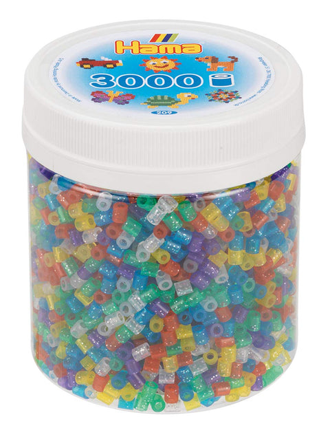 Hama 3000 Bead Tub Glitter