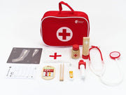 Doctors Case - Wooden Instruments and Fabric Bag