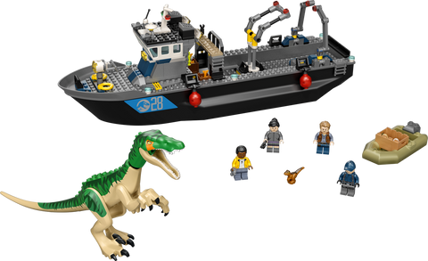 Jurassic World Baryonyx Dinosaur Boat Escape