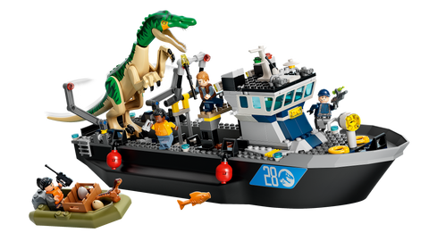 Jurassic World Baryonyx Dinosaur Boat Escape