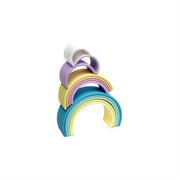 Dena Toys 12pce silicone rainbow set - Pastel