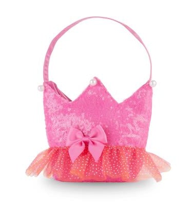 Forever Sparkle Crown Handbag - Hot Pink