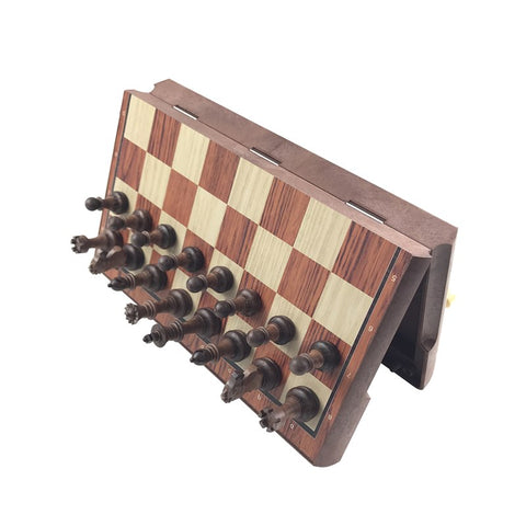 Chess and Checkers Magnetic folding board case