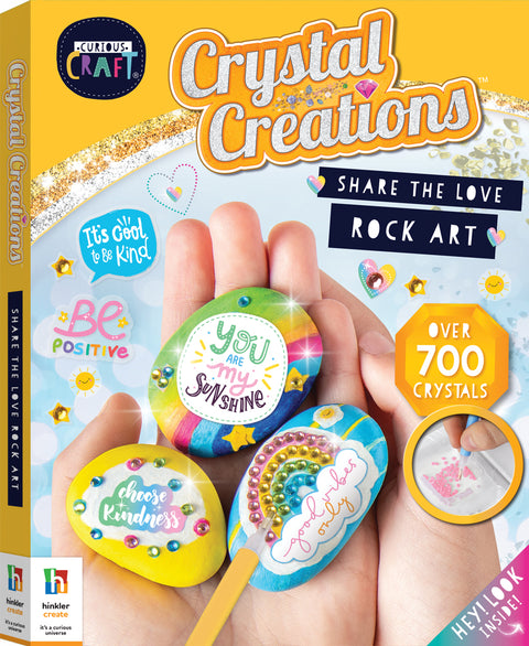 Crystal Creations Share The Love Rock Art