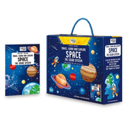 205 Pieces Travel, Learn and Explore Space Oval Puzzle