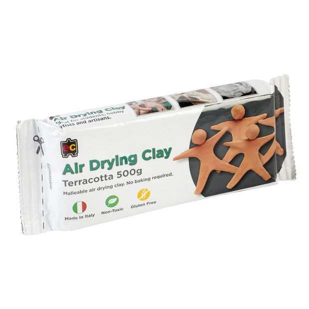 Air Drying Clay - terracotta 500g