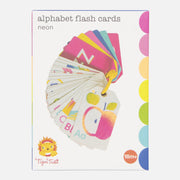 Alphabet Flash Cards Neon