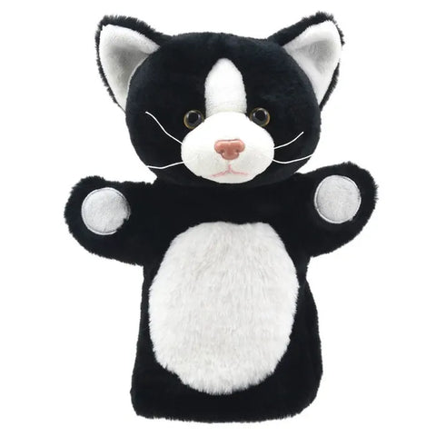 Cat (Black & White) Puppet – realtoys