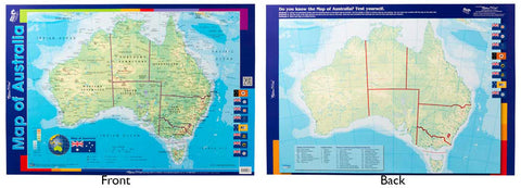 Poster Map of Australia