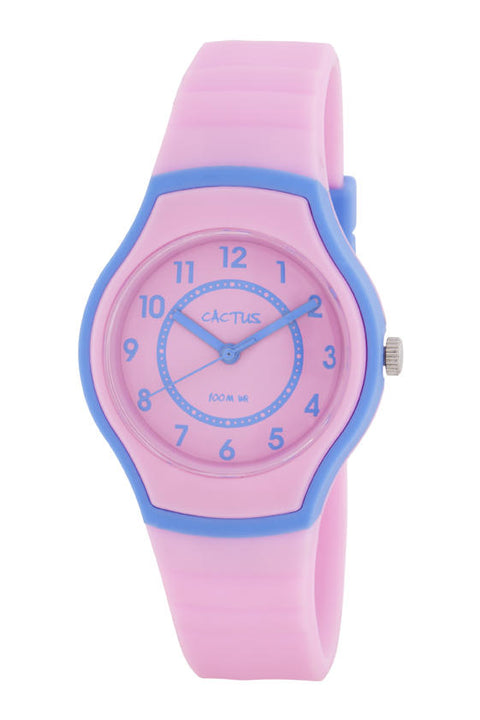 Watch - Sunset Pink with Blue Detail CAC-101-M05