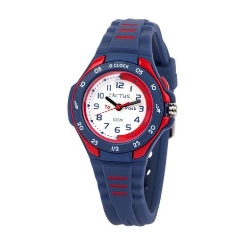 Watch - Navy and Red Time Teacher