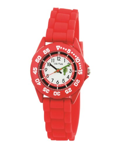 Watch - Red with silicone band