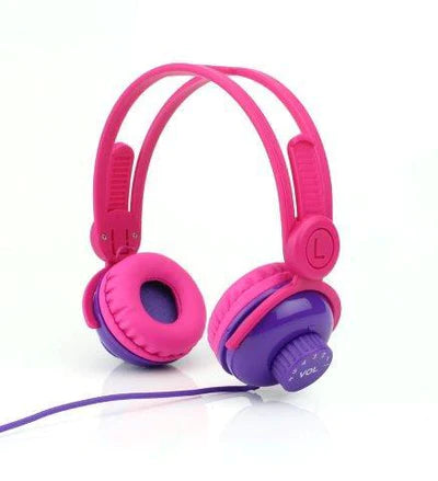 Cactus Light Up Headphones For Kids- Pink