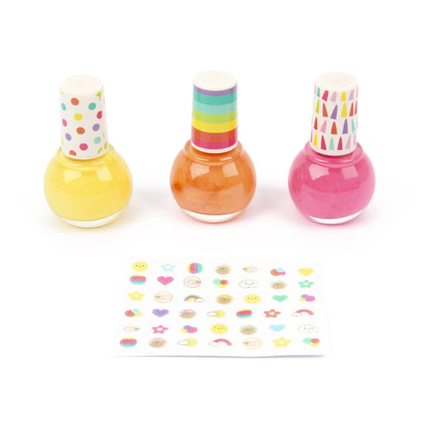 Mini Me 3 x Nail Polish and Stickers - Hedgehugs