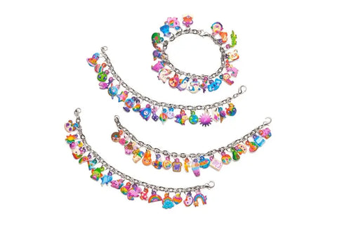 DIY Sparkle Charm Bracelets