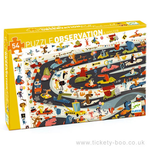 54 pce Rally Automobile Jigsaw Puzzle